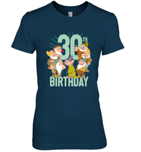 Load image into Gallery viewer, Disney Snow White Dwarfs Group Shot 30th Birthday Women's Premium T-Shirt
