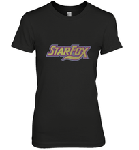 Load image into Gallery viewer, Star fox Vintage Distressed Game Logo Women's Premium T-Shirt