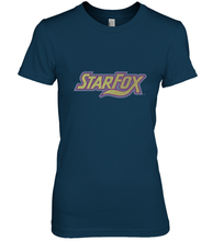 Load image into Gallery viewer, Star fox Vintage Distressed Game Logo Women's Premium T-Shirt