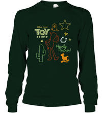 Load image into Gallery viewer, Disney Pixar Toy Story Howdy Partner Woody Shapes Long Sleeve T-Shirt