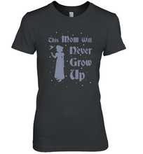 Load image into Gallery viewer, Disney Peter Pan This Mom Will Never Grow Up Women's Premium T-Shirt