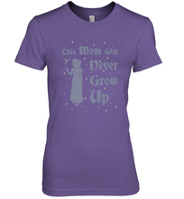 Load image into Gallery viewer, Disney Peter Pan This Mom Will Never Grow Up Women's Premium T-Shirt