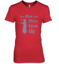 Load image into Gallery viewer, Disney Peter Pan This Mom Will Never Grow Up Women's Premium T-Shirt