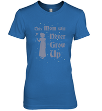 Load image into Gallery viewer, Disney Peter Pan This Mom Will Never Grow Up Women's Premium T-Shirt