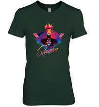 Load image into Gallery viewer, Disney Villains Evil Queen Neon 90s Rock Band Women's Premium T-Shirt