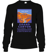 Load image into Gallery viewer, Grand Canyon National Park Centennial Logo Long Sleeve T-Shirt