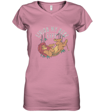 Load image into Gallery viewer, Disney Lion King Simba Living My Best Life Women's V-Neck T-Shirt