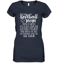 Load image into Gallery viewer, Being A Softball Mom Isnt Easy Women's V-Neck T-Shirt