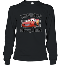 Load image into Gallery viewer, Disney Pixar Cars Lightning McQueen Finish Long Sleeve T-Shirt