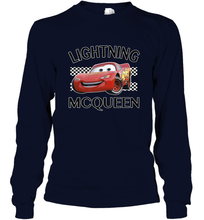 Load image into Gallery viewer, Disney Pixar Cars Lightning McQueen Finish Long Sleeve T-Shirt