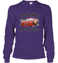 Load image into Gallery viewer, Disney Pixar Cars Lightning McQueen Finish Long Sleeve T-Shirt