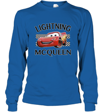 Load image into Gallery viewer, Disney Pixar Cars Lightning McQueen Finish Long Sleeve T-Shirt