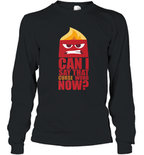 Load image into Gallery viewer, Disney Pixar Inside Out Anger Curse Quote Long Sleeve T-Shirt