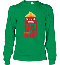 Load image into Gallery viewer, Disney Pixar Inside Out Anger Curse Quote Long Sleeve T-Shirt