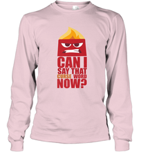 Load image into Gallery viewer, Disney Pixar Inside Out Anger Curse Quote Long Sleeve T-Shirt