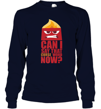 Load image into Gallery viewer, Disney Pixar Inside Out Anger Curse Quote Long Sleeve T-Shirt