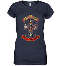 Load image into Gallery viewer, Guns N' Roses Classic Cross Logo Women's V-Neck T-Shirt