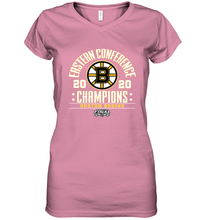 Load image into Gallery viewer, NHL Boston Bruins Fanatics 2020 Eastern Conference Champions Defensive Zone Women's V-Neck T-Shirt