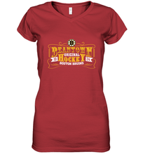 Load image into Gallery viewer, NHL Boston Bruins Fanatics Beantown Women's V-Neck T-Shirt