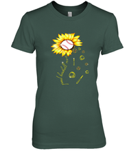 Load image into Gallery viewer, Baseball Proud Sunflower Women's Premium T-Shirt