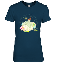 Load image into Gallery viewer, Disney The Princess and The Frog Tiana on a Bayou Women's Premium T-Shirt