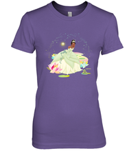 Load image into Gallery viewer, Disney The Princess and The Frog Tiana on a Bayou Women's Premium T-Shirt