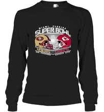 Load image into Gallery viewer, NFL Super bowl San Francisco 49ers vs. Kansas City Chiefs Long Sleeve T-Shirt