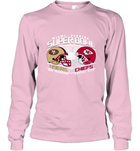 Load image into Gallery viewer, NFL Super bowl San Francisco 49ers vs. Kansas City Chiefs Long Sleeve T-Shirt