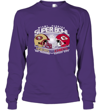 Load image into Gallery viewer, NFL Super bowl San Francisco 49ers vs. Kansas City Chiefs Long Sleeve T-Shirt