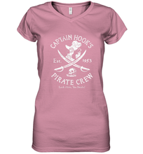 Load image into Gallery viewer, Disney Villains Captain Hook Pirate Crew Est 1953 Logo Women's V-Neck T-Shirt