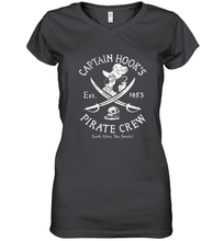 Load image into Gallery viewer, Disney Villains Captain Hook Pirate Crew Est 1953 Logo Women's V-Neck T-Shirt