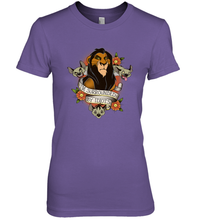 Load image into Gallery viewer, Disney Lion King Scar and Hyenas I'm Surrounded By Idiots Women's Premium T-Shirt