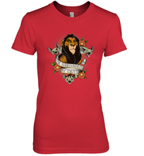Load image into Gallery viewer, Disney Lion King Scar and Hyenas I'm Surrounded By Idiots Women's Premium T-Shirt