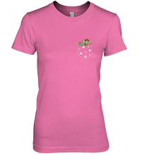 Load image into Gallery viewer, Disney Pixar Toy Story Woody Buzz Cloud Pocket Women's Premium T-Shirt