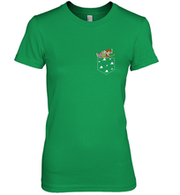 Load image into Gallery viewer, Disney Pixar Toy Story Woody Buzz Cloud Pocket Women's Premium T-Shirt