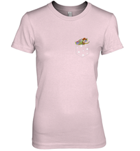 Load image into Gallery viewer, Disney Pixar Toy Story Woody Buzz Cloud Pocket Women's Premium T-Shirt