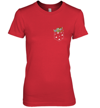 Load image into Gallery viewer, Disney Pixar Toy Story Woody Buzz Cloud Pocket Women's Premium T-Shirt
