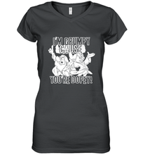 Load image into Gallery viewer, Disney Snow White Grumpy Cause You're Dopey Women's V-Neck T-Shirt