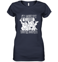 Load image into Gallery viewer, Disney Snow White Grumpy Cause You're Dopey Women's V-Neck T-Shirt
