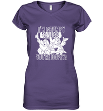 Load image into Gallery viewer, Disney Snow White Grumpy Cause You're Dopey Women's V-Neck T-Shirt