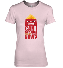 Load image into Gallery viewer, Disney Pixar Inside Out Anger Curse Quote Women's Premium T-Shirt