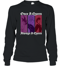 Load image into Gallery viewer, Disney Villains Once A Queen Always A Queen Long Sleeve T-Shirt