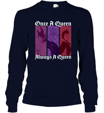Load image into Gallery viewer, Disney Villains Once A Queen Always A Queen Long Sleeve T-Shirt