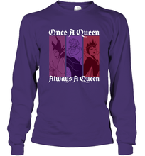 Load image into Gallery viewer, Disney Villains Once A Queen Always A Queen Long Sleeve T-Shirt