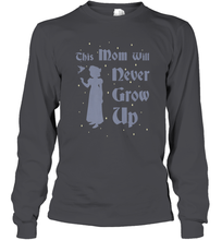 Load image into Gallery viewer, Disney Peter Pan This Mom Will Never Grow Up Long Sleeve T-Shirt