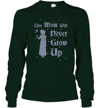 Load image into Gallery viewer, Disney Peter Pan This Mom Will Never Grow Up Long Sleeve T-Shirt