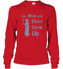 Load image into Gallery viewer, Disney Peter Pan This Mom Will Never Grow Up Long Sleeve T-Shirt