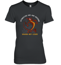 Load image into Gallery viewer, Disney Mulan Mushu Dragon Not Lizard Portrait Women's Premium T-Shirt