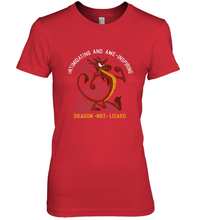 Load image into Gallery viewer, Disney Mulan Mushu Dragon Not Lizard Portrait Women's Premium T-Shirt