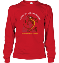 Load image into Gallery viewer, Disney Mulan Mushu Dragon Not Lizard Portrait Long Sleeve T-Shirt